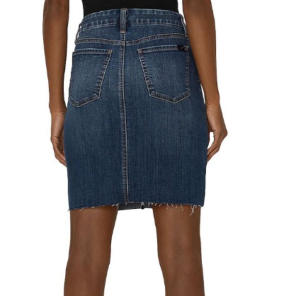 Jen7 by 7 For All Mankind Demin Pencil Skirt - Size 8 - Picture 8 of 8
